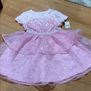 Girls' Wicked Glinda the Good Tulle Character Dress - Pink Large+ plus..34